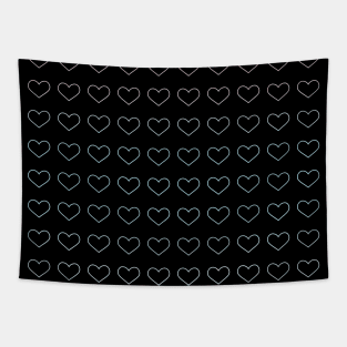 Trans Flag - Transgender Hearts Tapestry