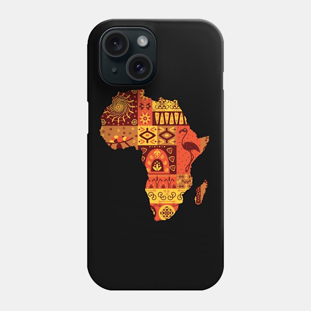 African Culture Safari Tribal Art Design Phone Case by SpaceManSpaceLand