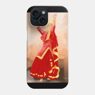 Punjabi Girl in Red Phone Case