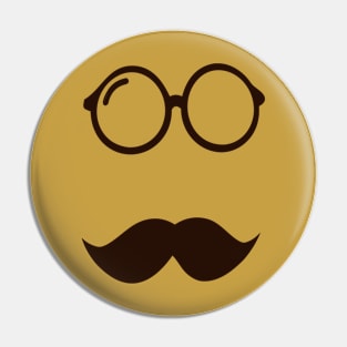 Mustache Snap Glasse Pin