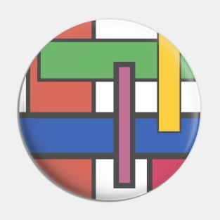 Colorful Rectangles Pin