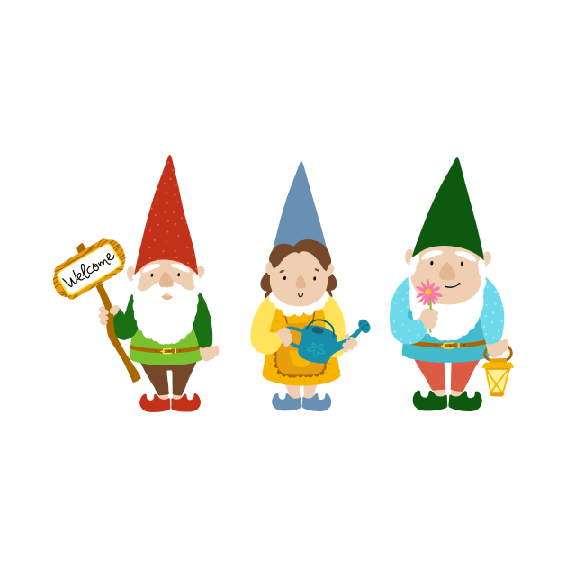 Gnome Trio by RainbowAndJackson