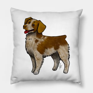 Dog - Brittany - Orange Roan Pillow