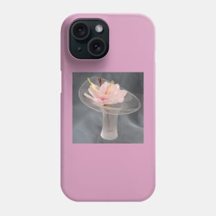 Vase and a silk flower Phone Case