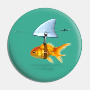 gold fish Pin