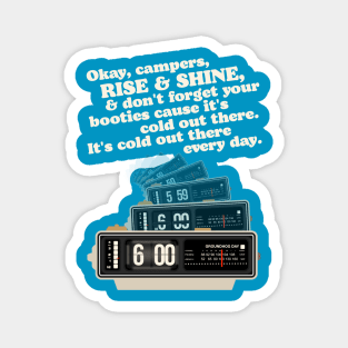 Rise and Shine! Groundhog Day Alarm Clock Magnet