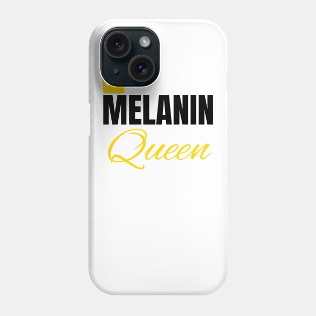 Melanin Queen, Black History, African American, for Black Women Phone Case by UrbanLifeApparel