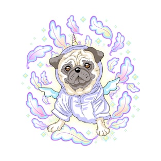 Feathers pug T-Shirt