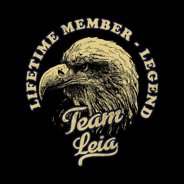 Leia Name - Lifetime Member Legend - Eagle by Stacy Peters Art