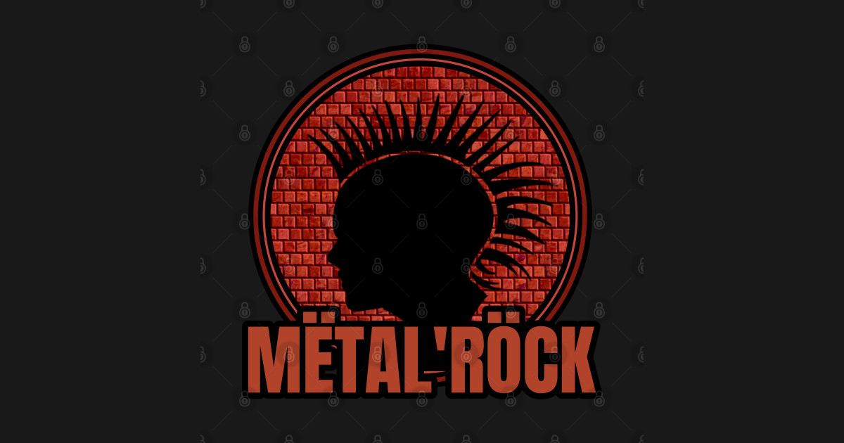 Metal rock logo - Metal Rock - T-Shirt | TeePublic