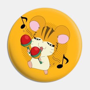 Hamtaro Maraca Pin