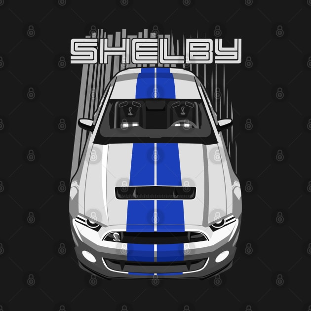 Shelby GT500 S197 - Blue lines by V8social