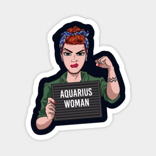 Aquarius Woman Magnet