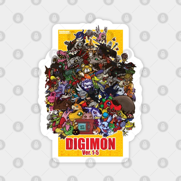 Digimon virtual pet 1997 Magnet by DeeMON