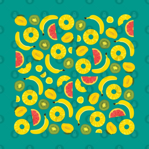 Exotic fruit pattern by Simplulina