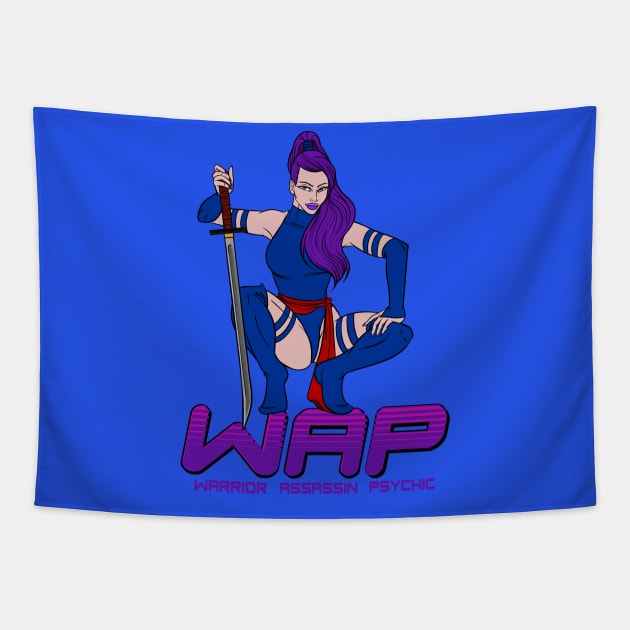 Psylocke Gushy Tapestry by ChangoATX