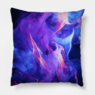 Mystic Purple - Flames of Enchantment Pillow