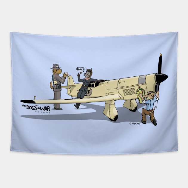 The Dogs of War: Percival Mew Gull Tapestry by Siegeworks