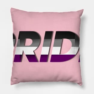 LGBTQ+ PRIDE: Asexual Pride Flag Pillow