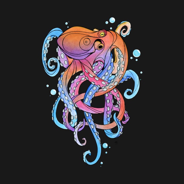 Tangled Octopus by ValhallaBlack