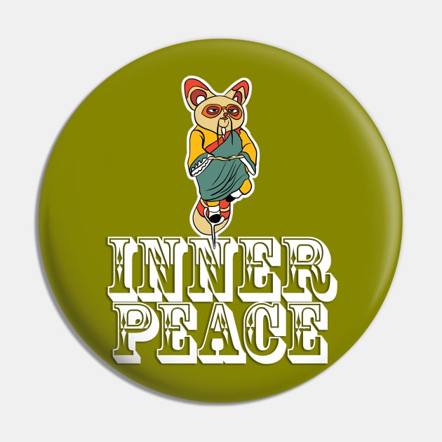 inner peace Pin by Conqcreate Design