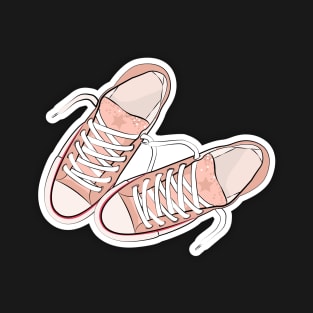 Lovely Sneakers Illustration T-Shirt