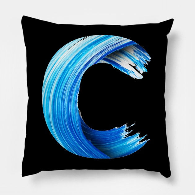 C Pillow by TeeTrendz