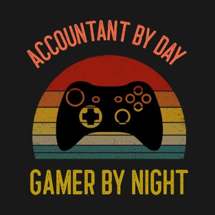 Accountant gamer Accountant loves gaming T-Shirt