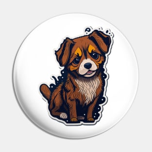 Playful Pup Design - Perfect for Dog Lovers Everywhere! Pin
