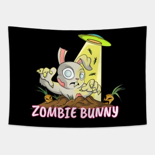 Cute Bunny Zombie Rabbit Tapestry