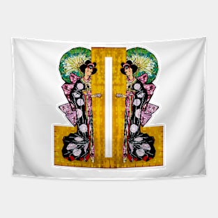 The japanese woman Tapestry