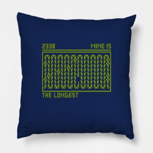 The Longest Snake ever! Funny Snake vintage Pillow