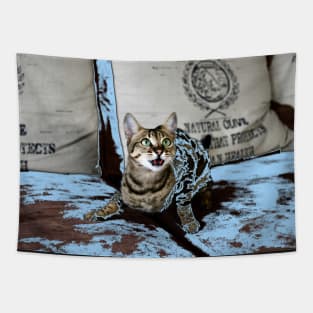 Savannah Cat / Swiss Artwork Photography Tapestry