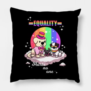 Equality Hurts No One Pillow