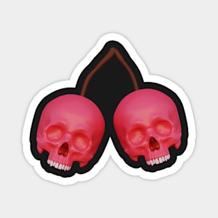 Cherry skulls (art1) Magnet