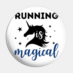 Running is Magical Pin