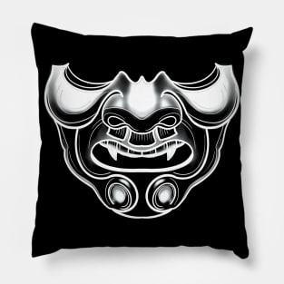 Samurai mask Pillow