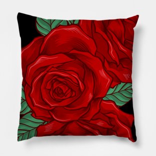 Confidentiality of Red Rose Pillow