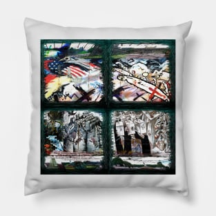 Flashpoint on The Wall Pillow