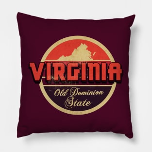 Virginia Old Dominion State Pillow