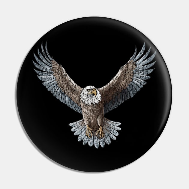 Vintage Eagles Pin by lospaber