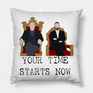 Your Time Starts Now. Taskmaster Pillow