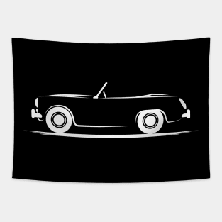 Austin Healey Sprite MK II  White Tapestry