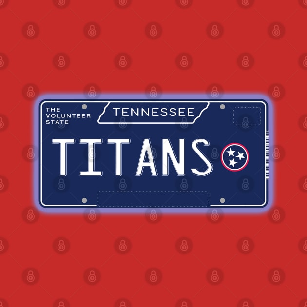 TN License Plate- TITANS by AR100AR