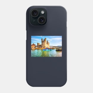 Caernarfon Castle Boat Trip Phone Case