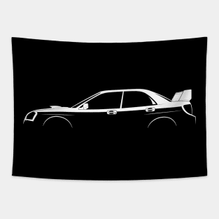 Subaru Impreza WRX STi (GD 2002) Silhouette Tapestry