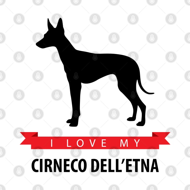 I Love My Cirneco dell'Etna by millersye