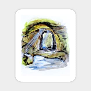 Cumaean Sibyl Cave Magnet