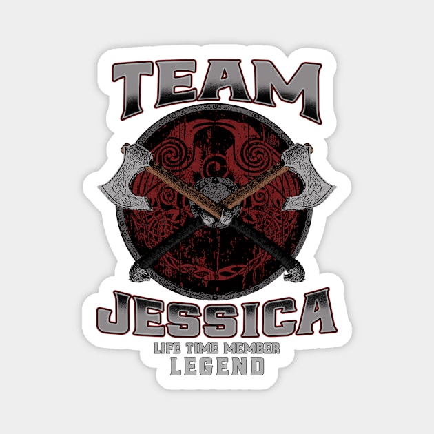 Jessica - Life Time Member Legend Magnet by Stacy Peters Art