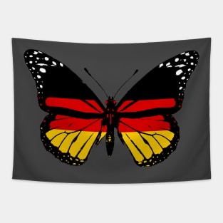 Germany Flag of Monarch Butterfly To Celebrate German Day (Support Team German) Tapestry